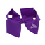 {Purple} Hair Bow - STIFF GROSGRAIN