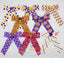 Sailor Bows {purple/gold}