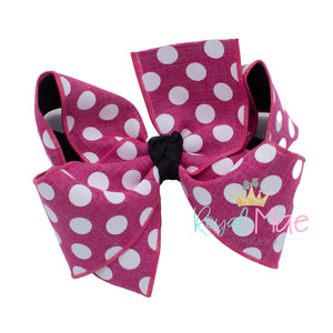 {Mini Me} Hair Bow in PINK