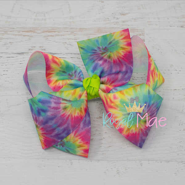 Hot Pink} Hair Bow - Royal Mae Co.