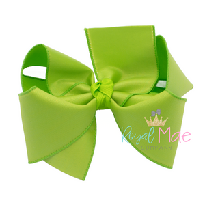 {Subtle Shimmer} Hair Bow in LIME