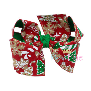 {Cookie Cutter} Hair Bow in RED