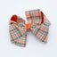 {Pumpkin Plaid} Hair Bow