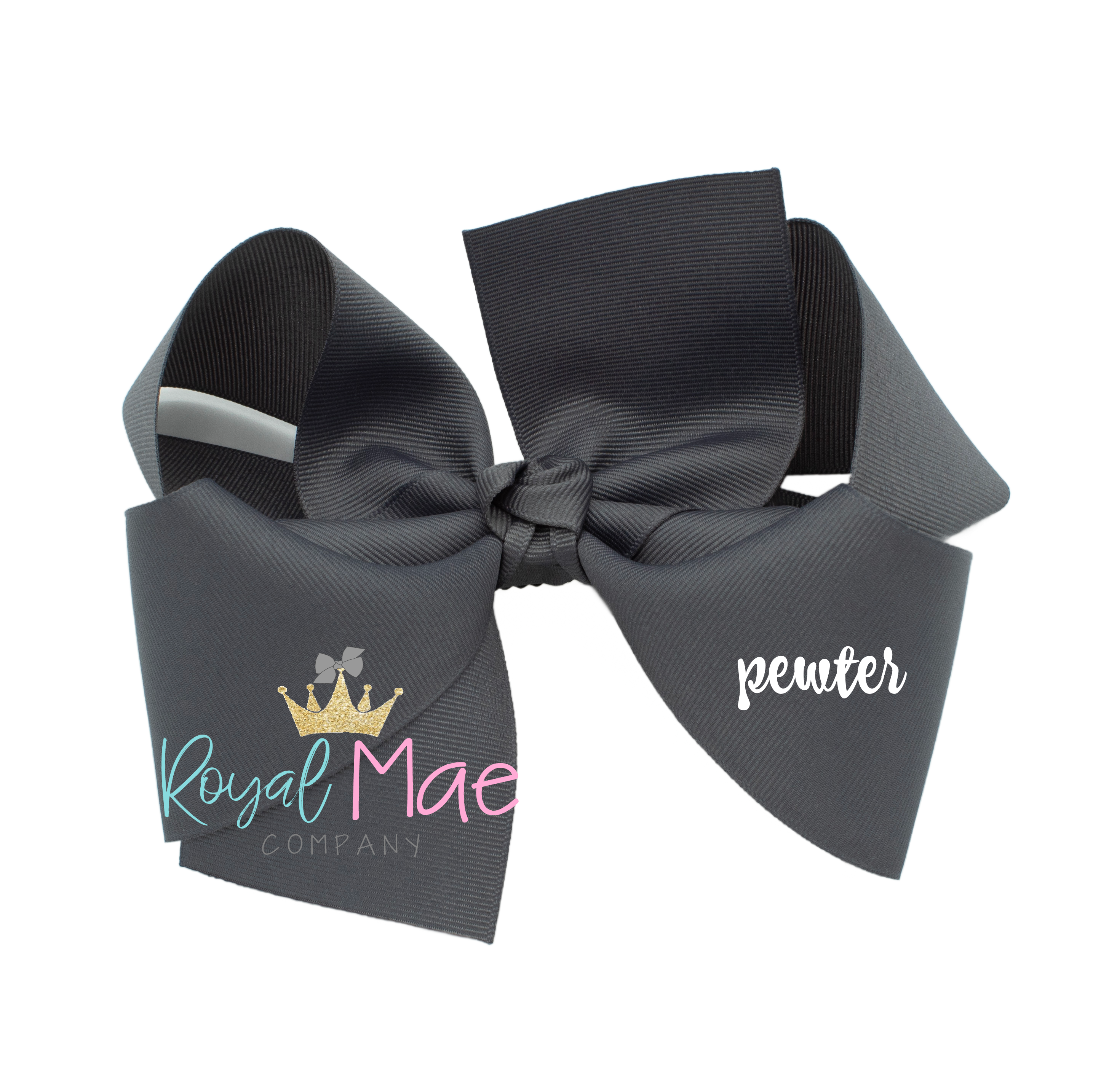 {Pewter} Hair Bow Main image