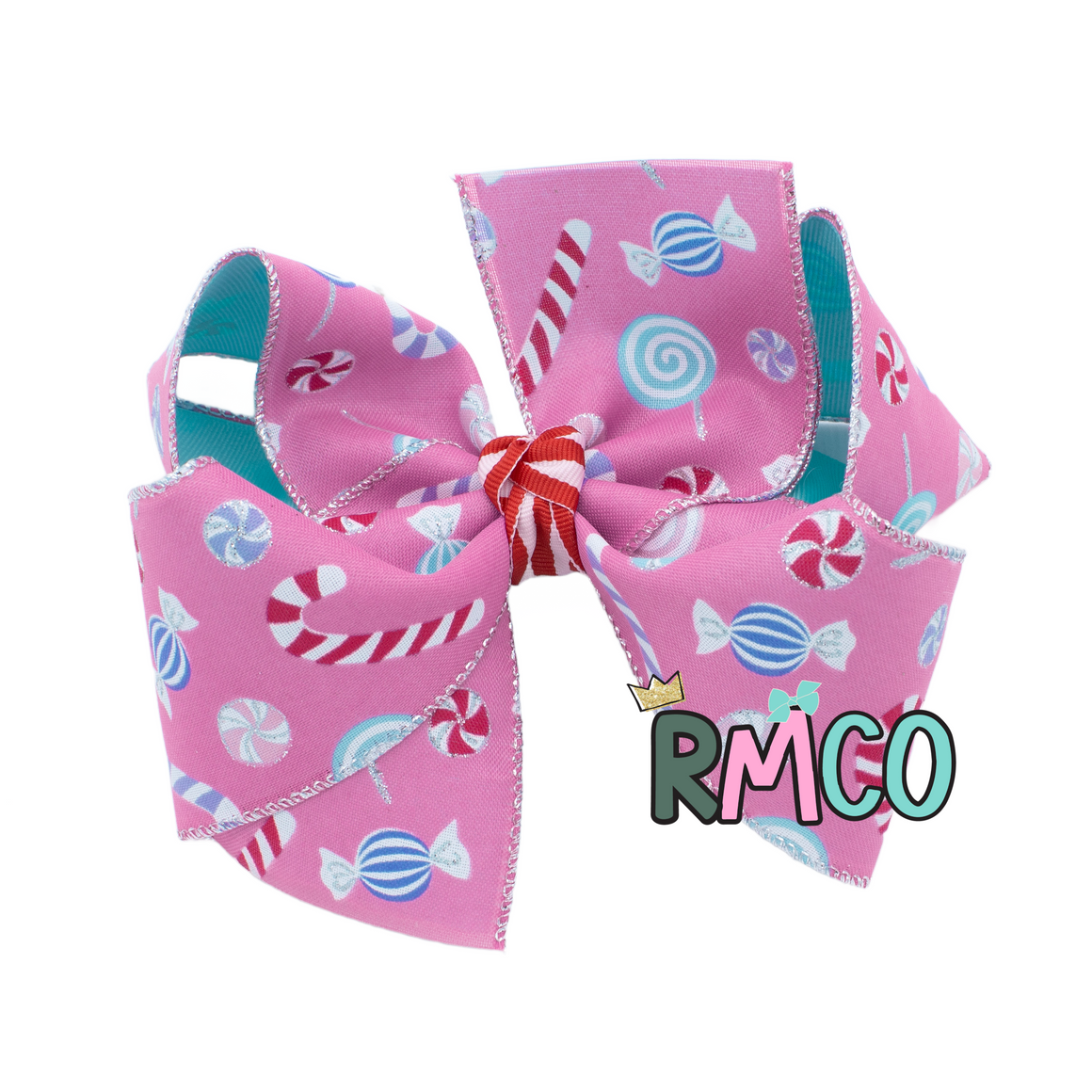 {Hard Candy Christmas} 2.0 Hair Bow - PINK