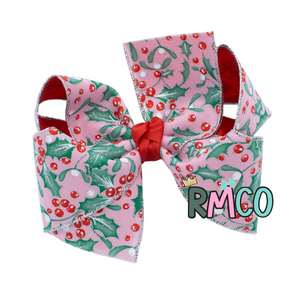 {Bows of Holly} Hair Bow