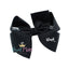 {Black} Hair Bow - STIFF GROSGRAIN