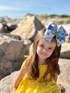 {Beach Bum} Multicolor Hair Bow