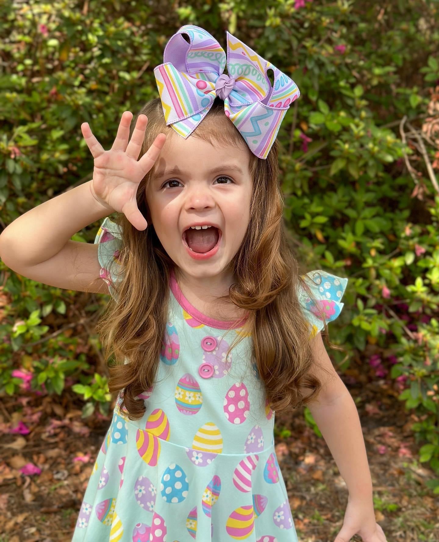 {So EGGstra} Hair Bow Secondary image