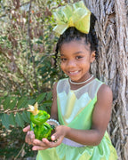 {Frog Kisser} Hair Bow