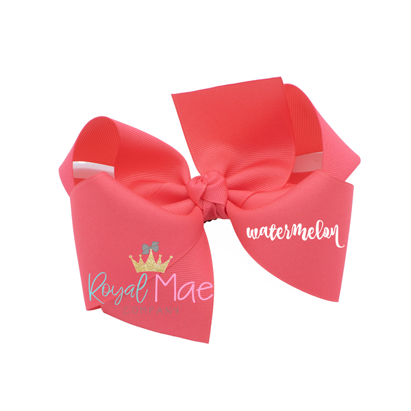 {Watermelon} Hair Bow Royal Mae Co.