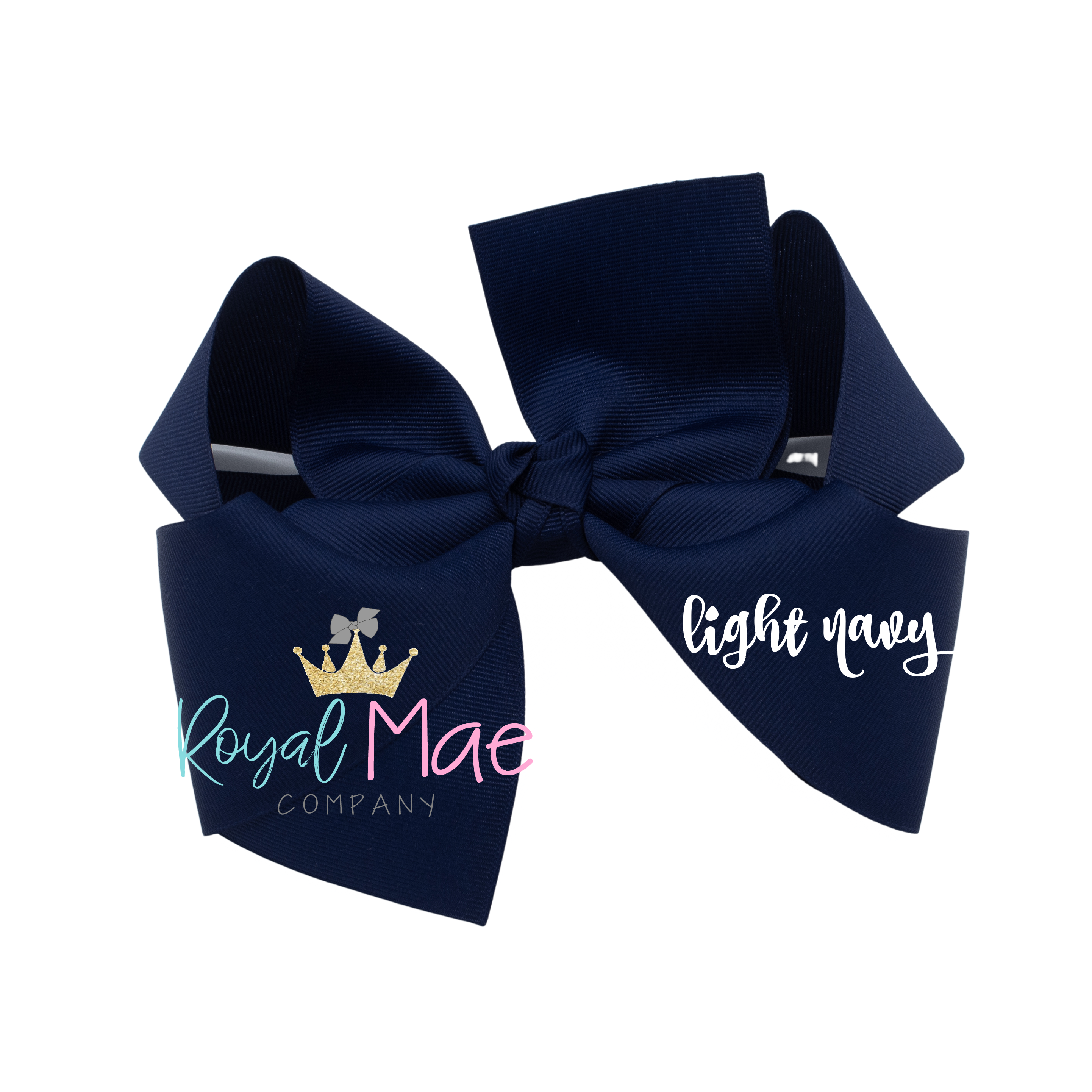 {Light Navy} Hair Bow Main image