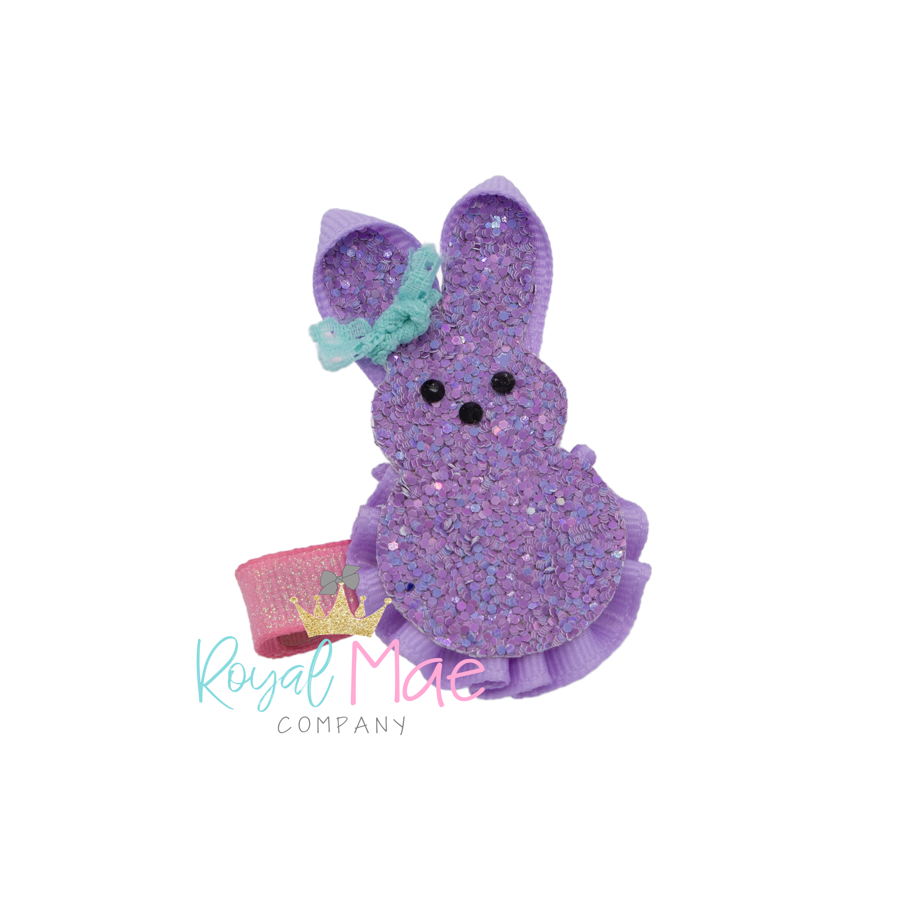 {My Peeps} Hair Clip - PURPLE