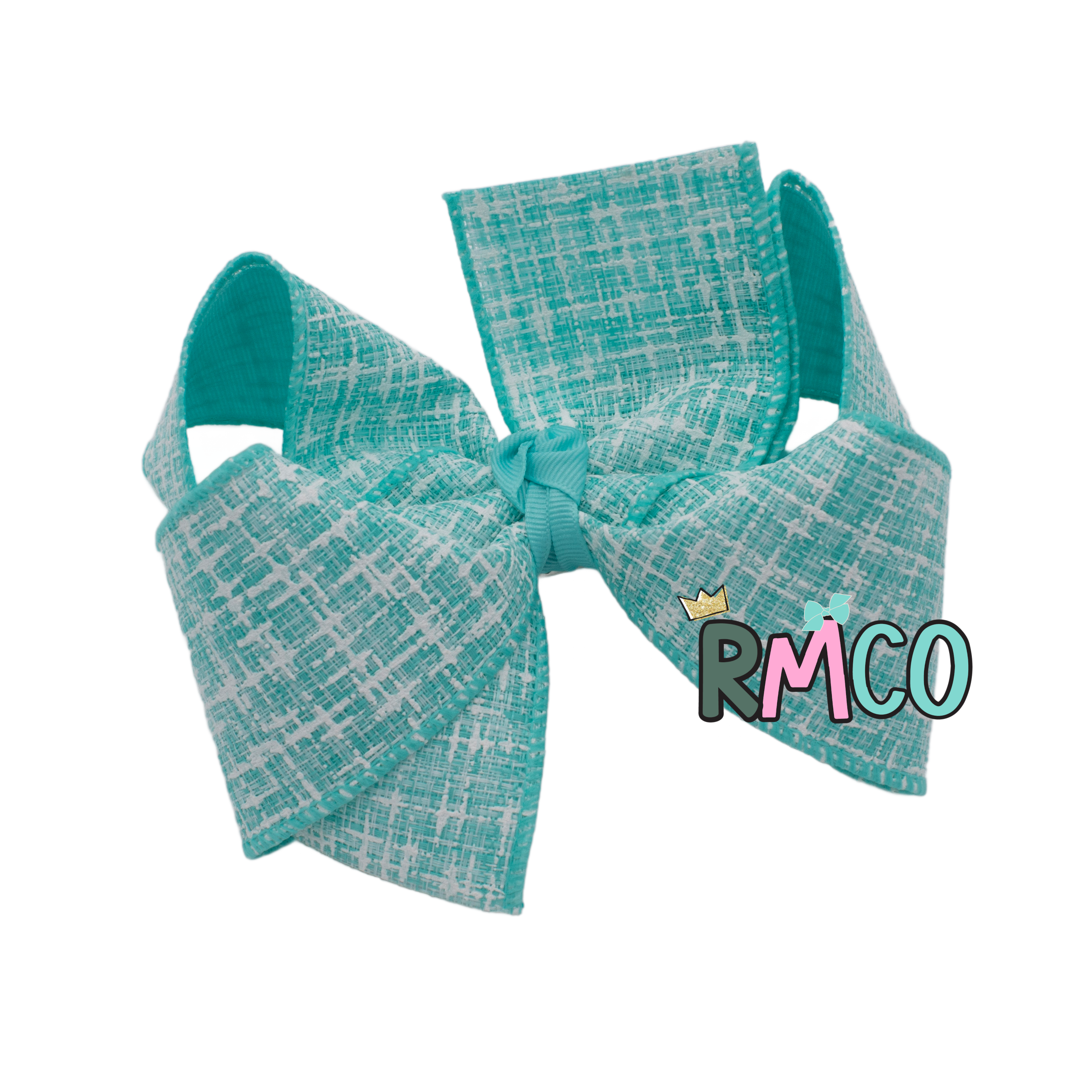 {Southern Belle} Hair Bow in AQUA Main image