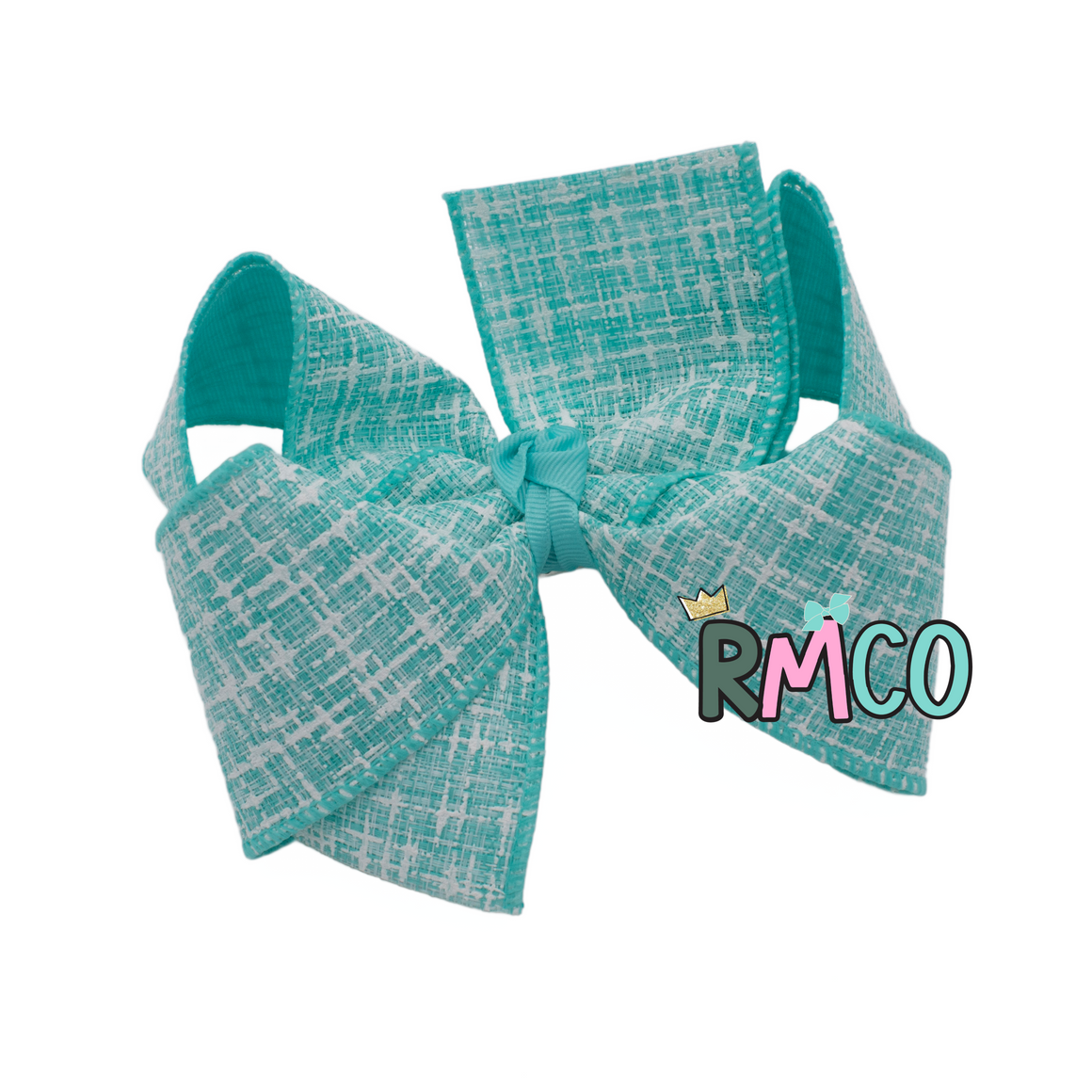 {Southern Belle} Hair Bow in AQUA