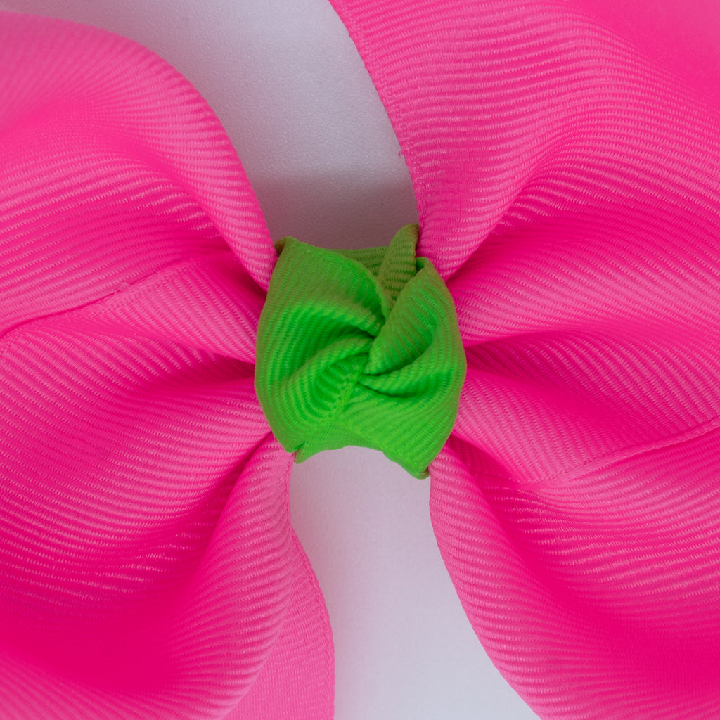 {Neon Pink} Hair Bow - DISCONTINUED SCHIFF COLOR