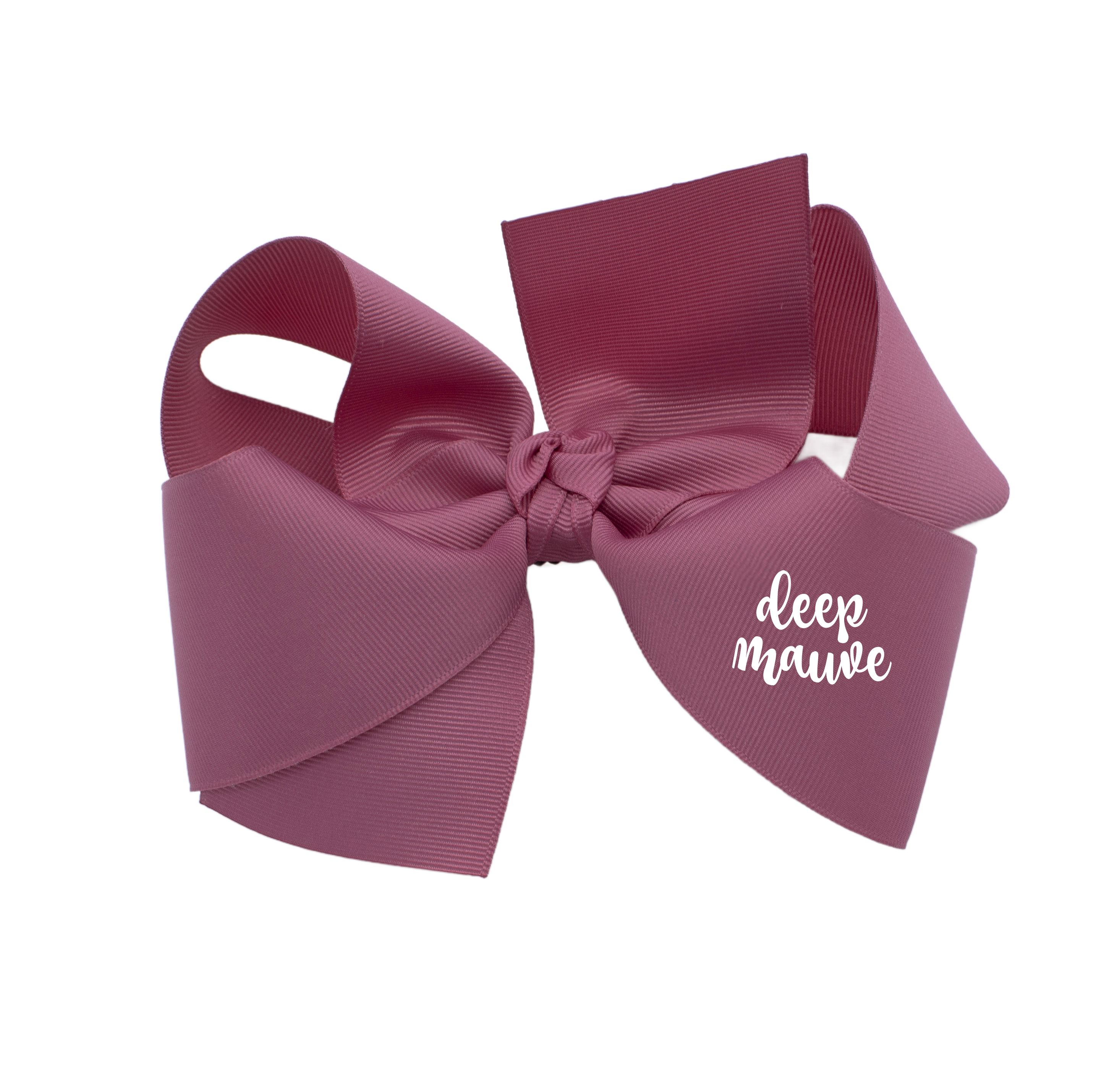 {Deep Mauve} Hair Bow