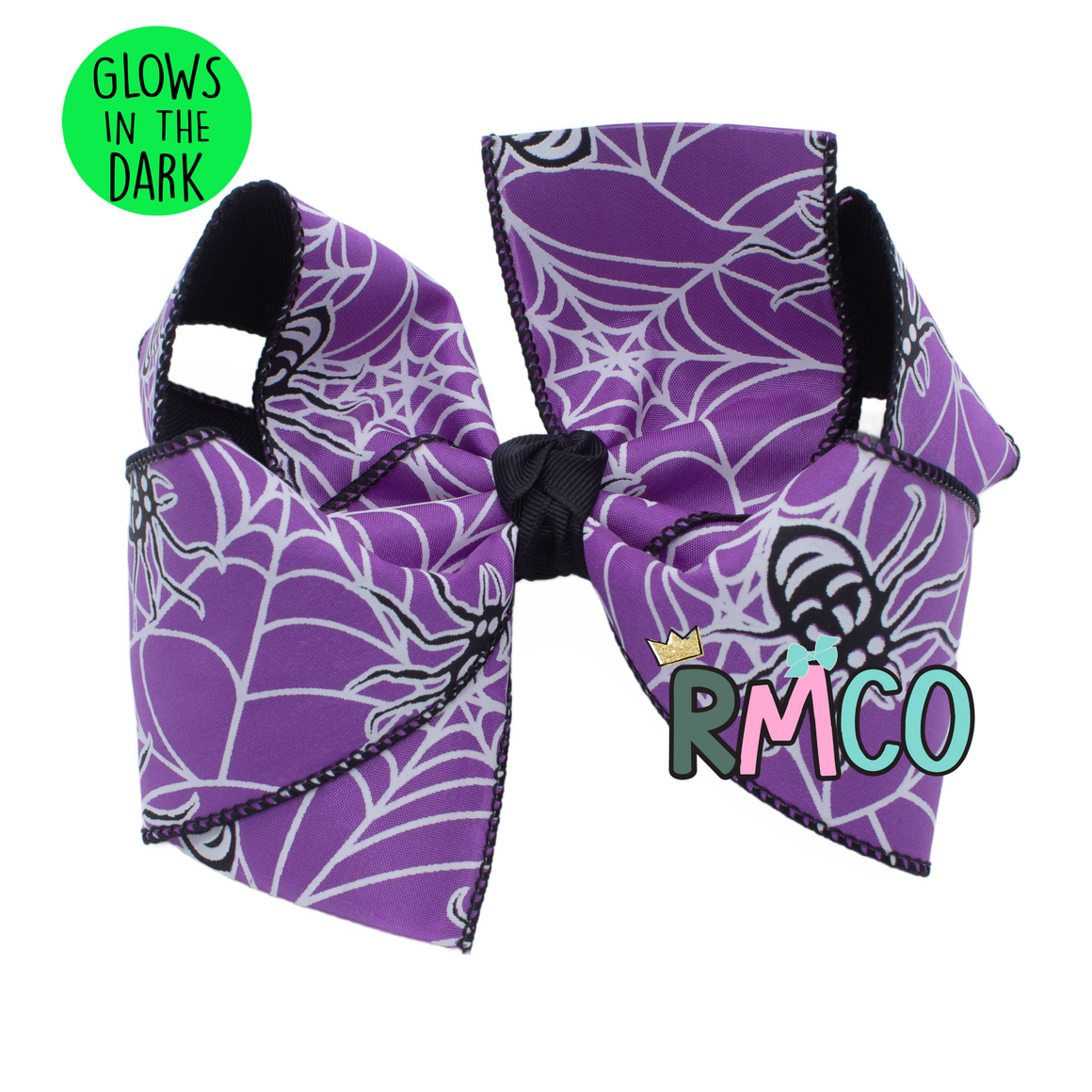 {Night Crawler} Hair Bow - PURPLE