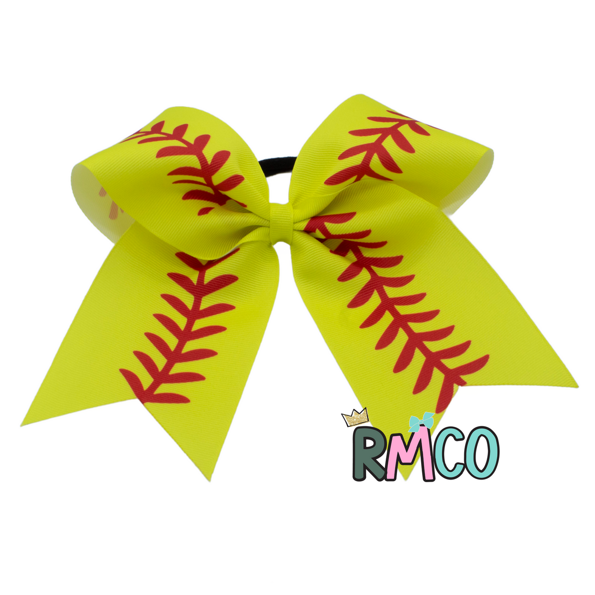 {Softball Stitch} Hair Bow