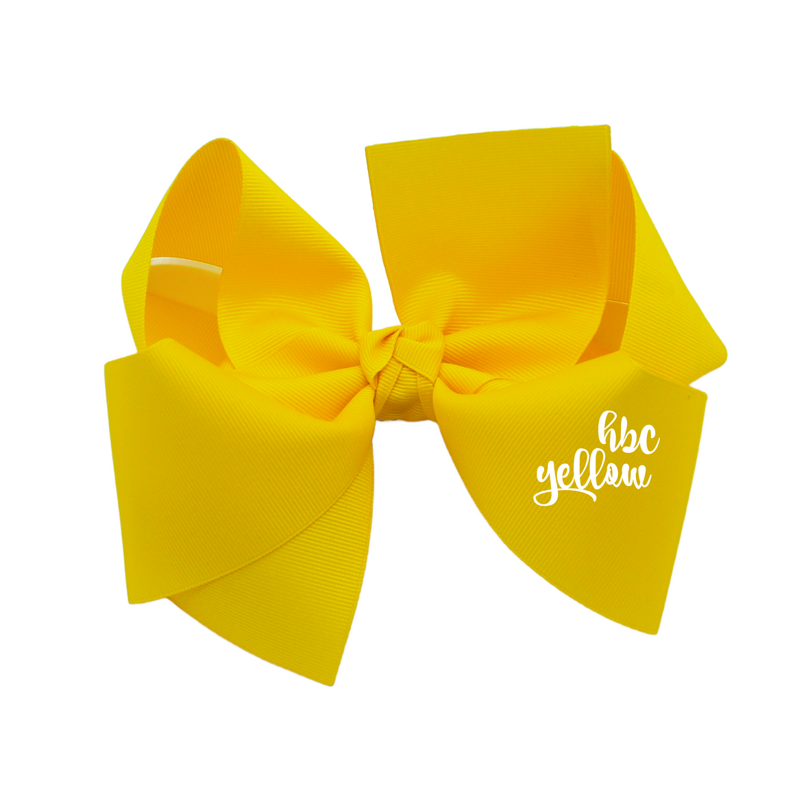 {Yellow} Hair Bow - STIFF GROSGRAIN