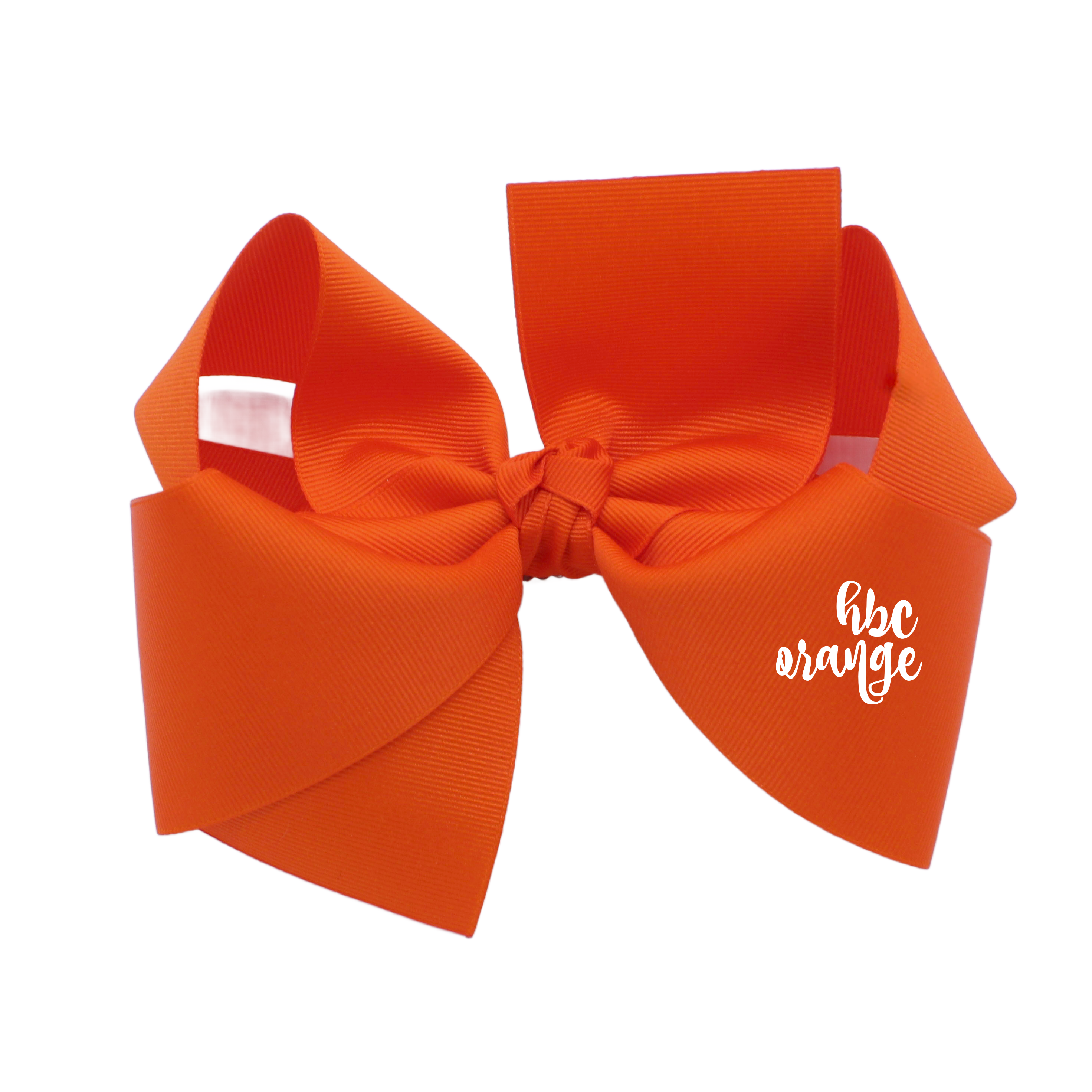 {Orange} Hair Bow - STIFF GROSGRAIN