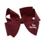 {Maroon} Hair Bow - STIFF GROSGRAIN