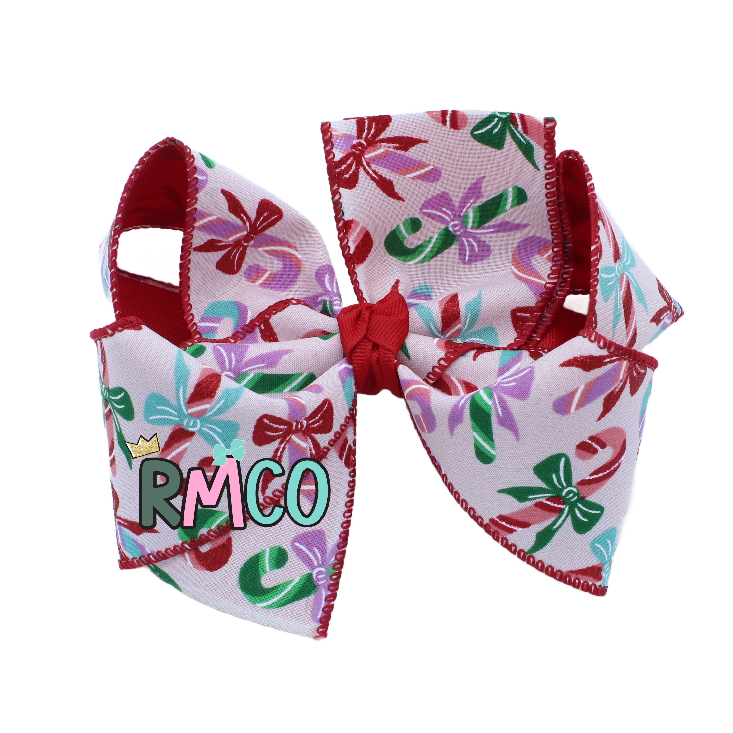 {Holiday Twist} Hair Bow Main image