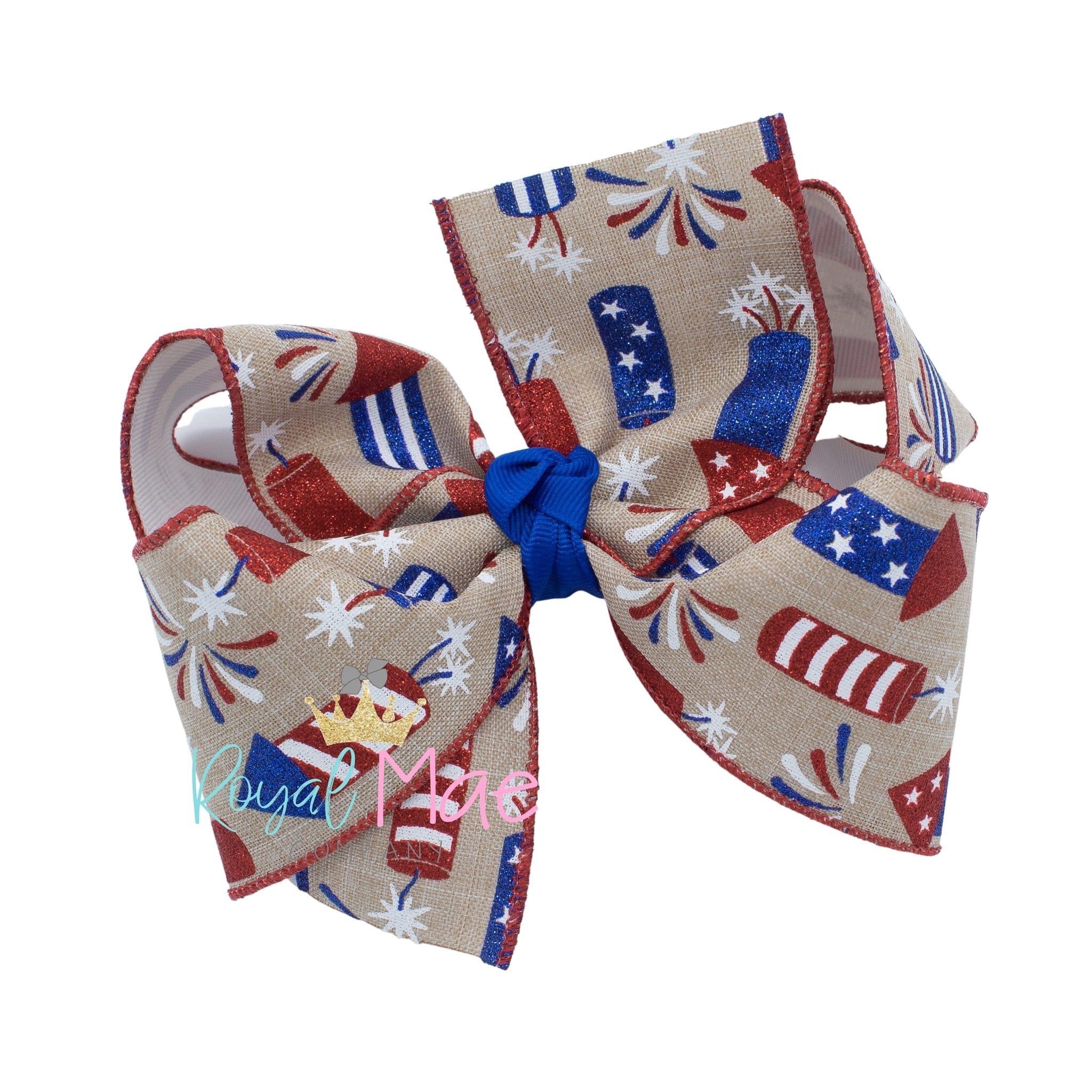 {What's Poppin'} Hair Bow Main image