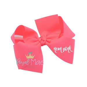 {Neon Pink} Hair Bow
