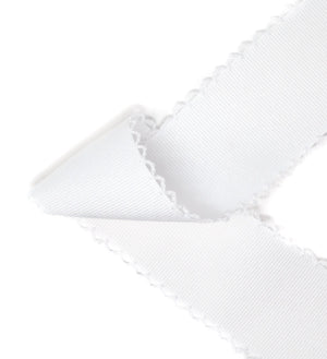 {White} Moonstitch Hair Bow