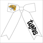 {Eye of the Tiger} Sailor Bow - BLACK &  Y.GOLD