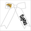{Eye of the Tiger} Sailor Bow - BLACK &  Y.GOLD