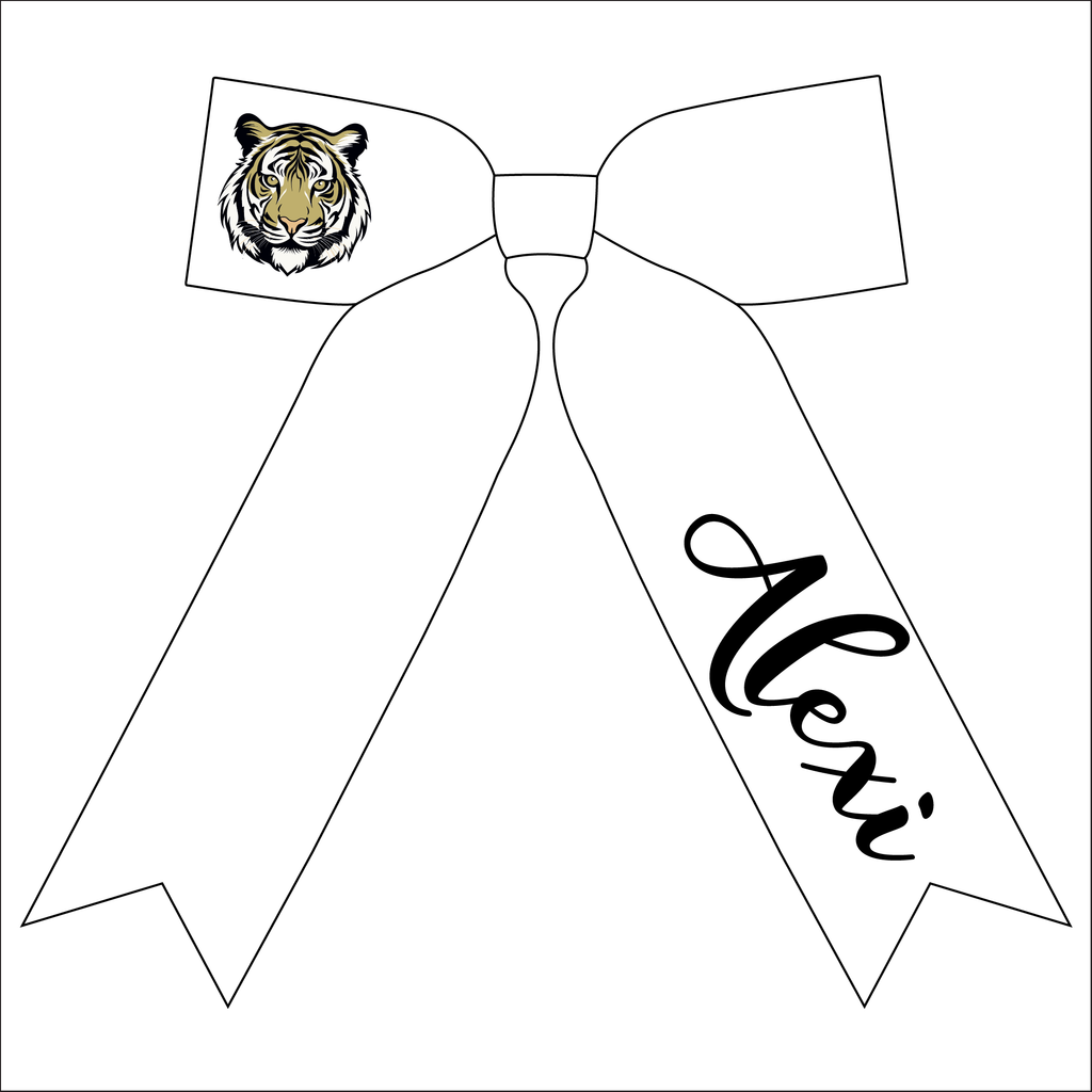 {Eye of the Tiger} Sailor Bow - BLACK & GOLD
