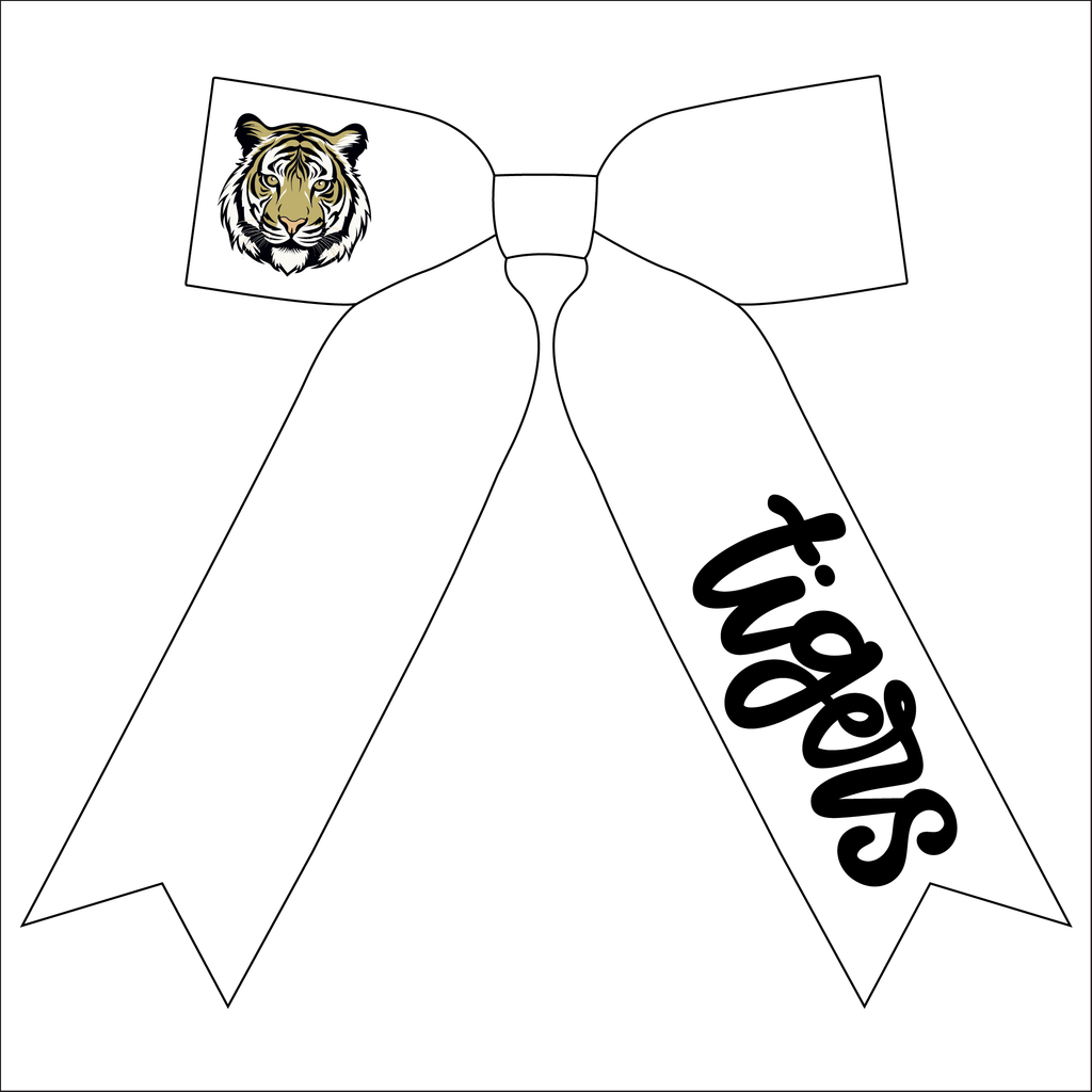 {Eye of the Tiger} Sailor Bow - BLACK & GOLD