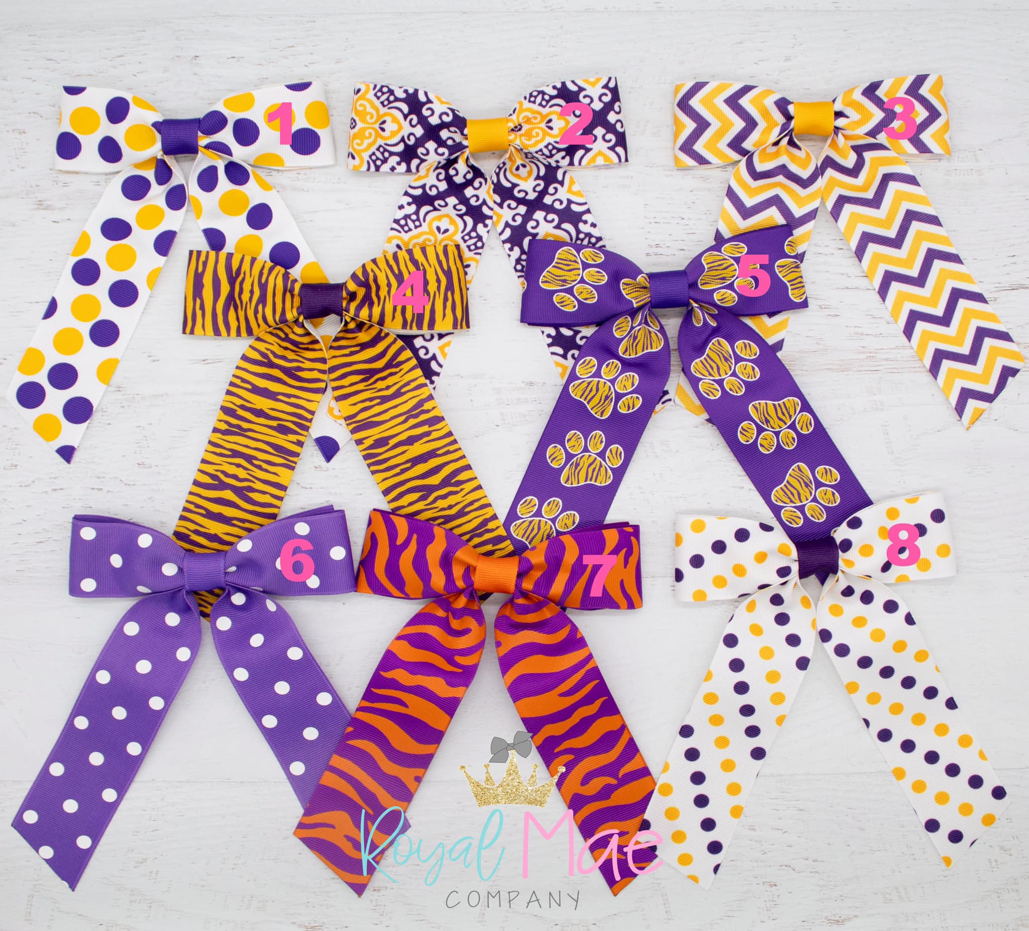 Sailor Bows {purple/gold} Main image