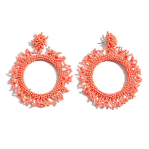Coral Reef Beaded Earrings