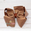 {Copper} Shimmer + Shine Hair Bow