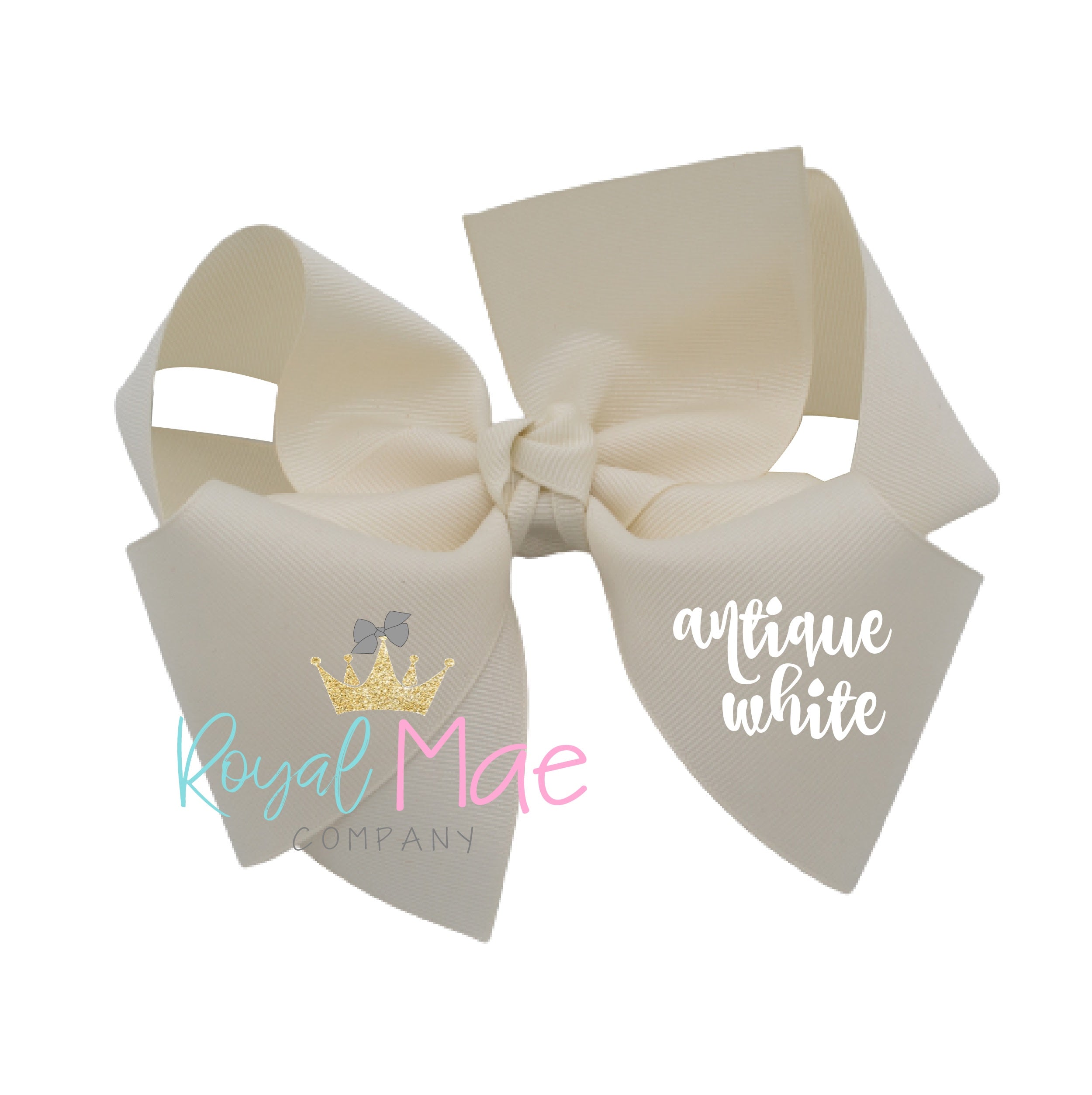 {Antique White} Hair Bow