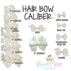 {Watercolor} in Red/White/Blue Hair Bow