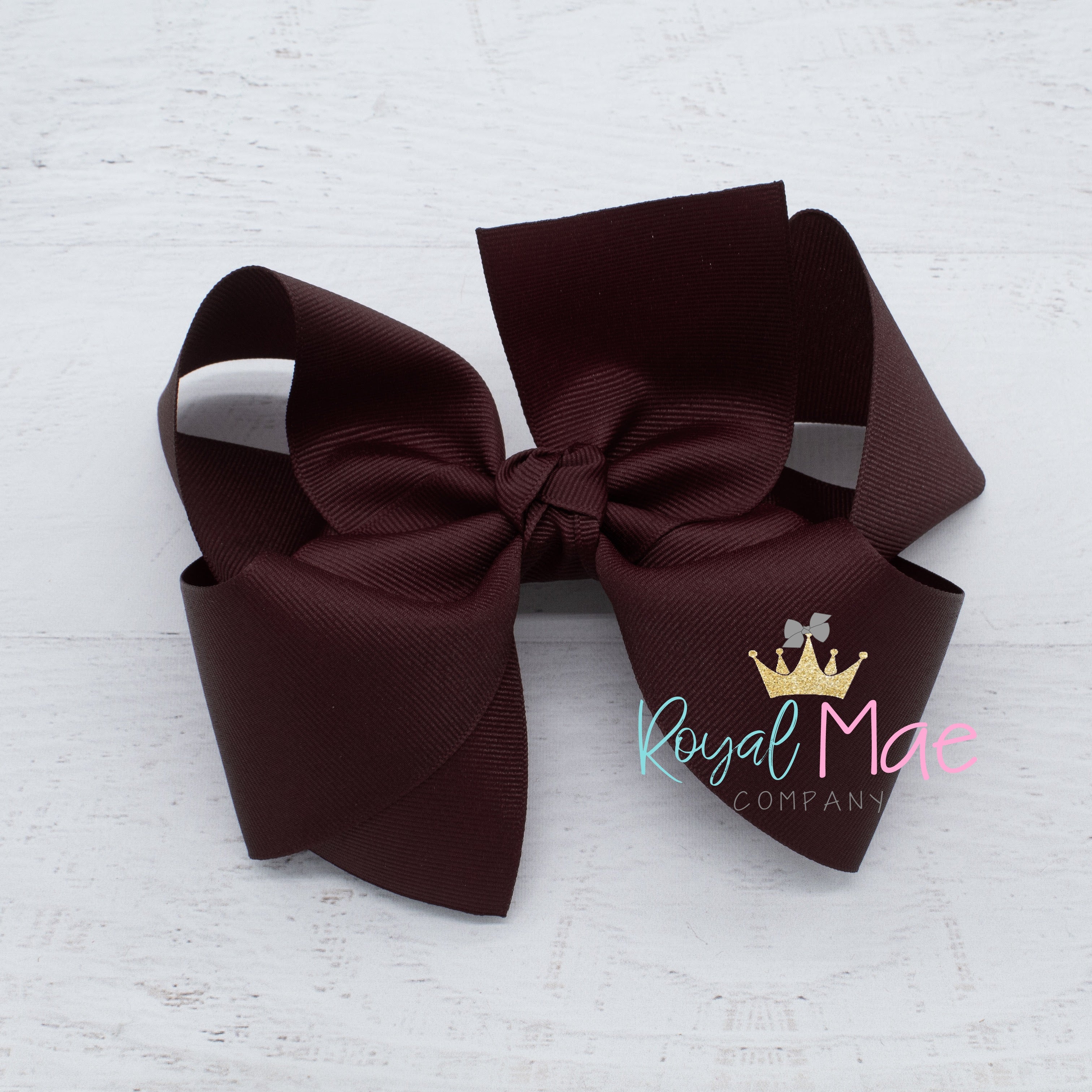 {Burgundy} Hair Bow Main image