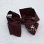 {Burgundy} Hair Bow