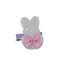 {Bunny} Hair Clip - White Iridescent