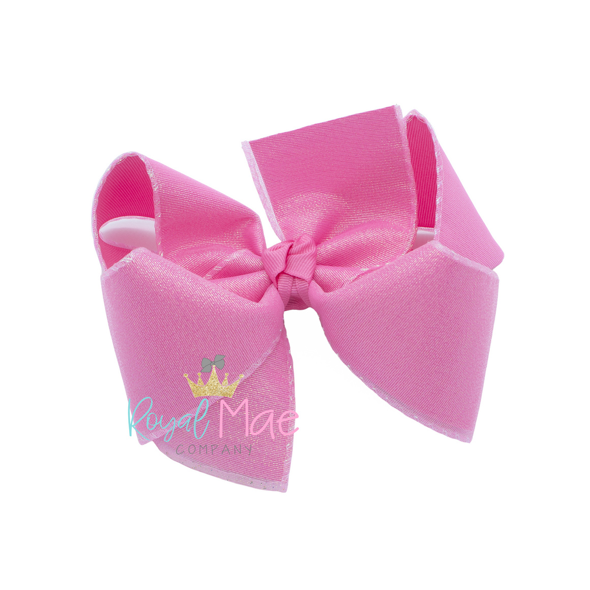 {GLAMOUR} Hair Bow in PIXIE PINK