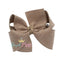 {Rustic Mae} Faux Burlap Hair Bow