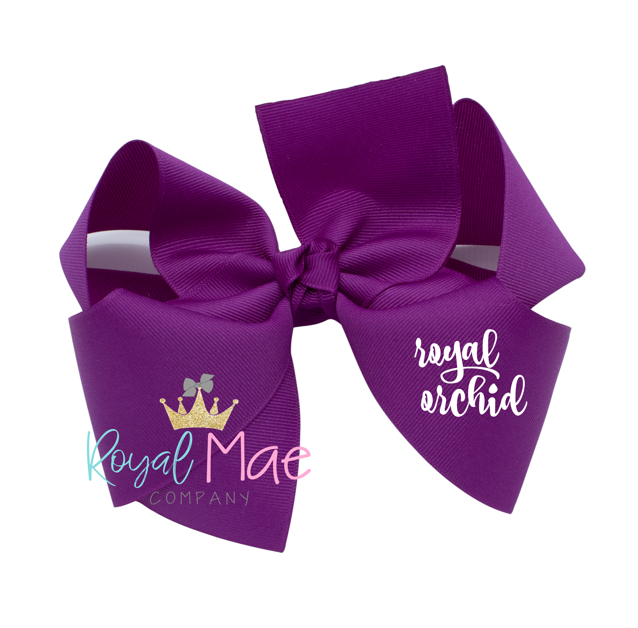 {Royal Orchid} Hair Bow Main image
