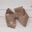{Taupe} Classic Hair Bow